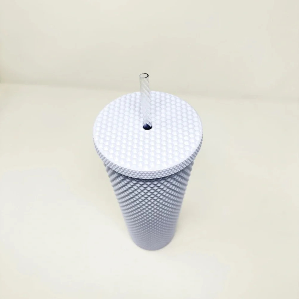 Starbucks Spring 2024 Studded White Glossy Venti 24oz Tumbler Cup NWT - Picture 3 of 4